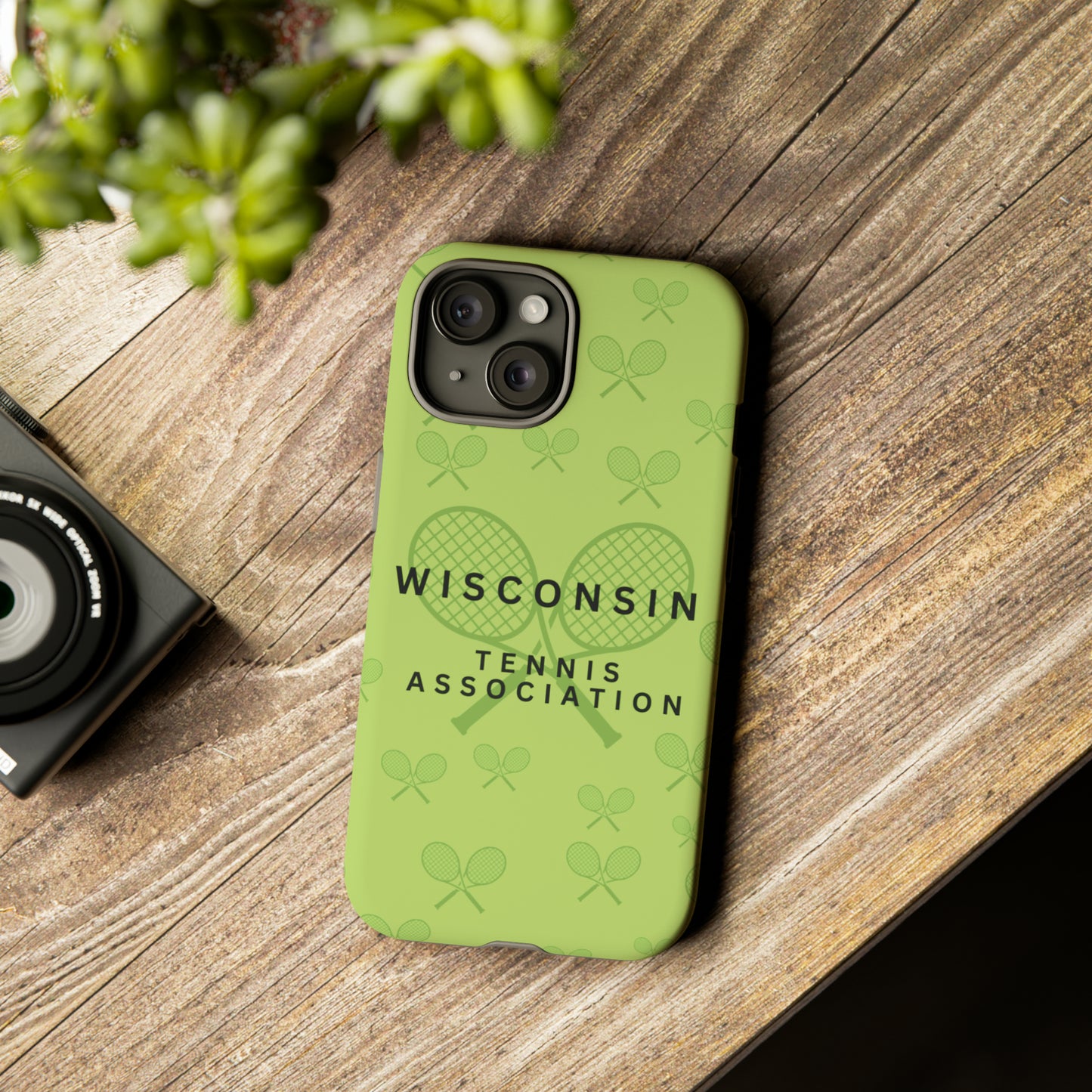 WTA Neon Racquets Impact-Resistant Tough Cases (iPhone & Samsung)