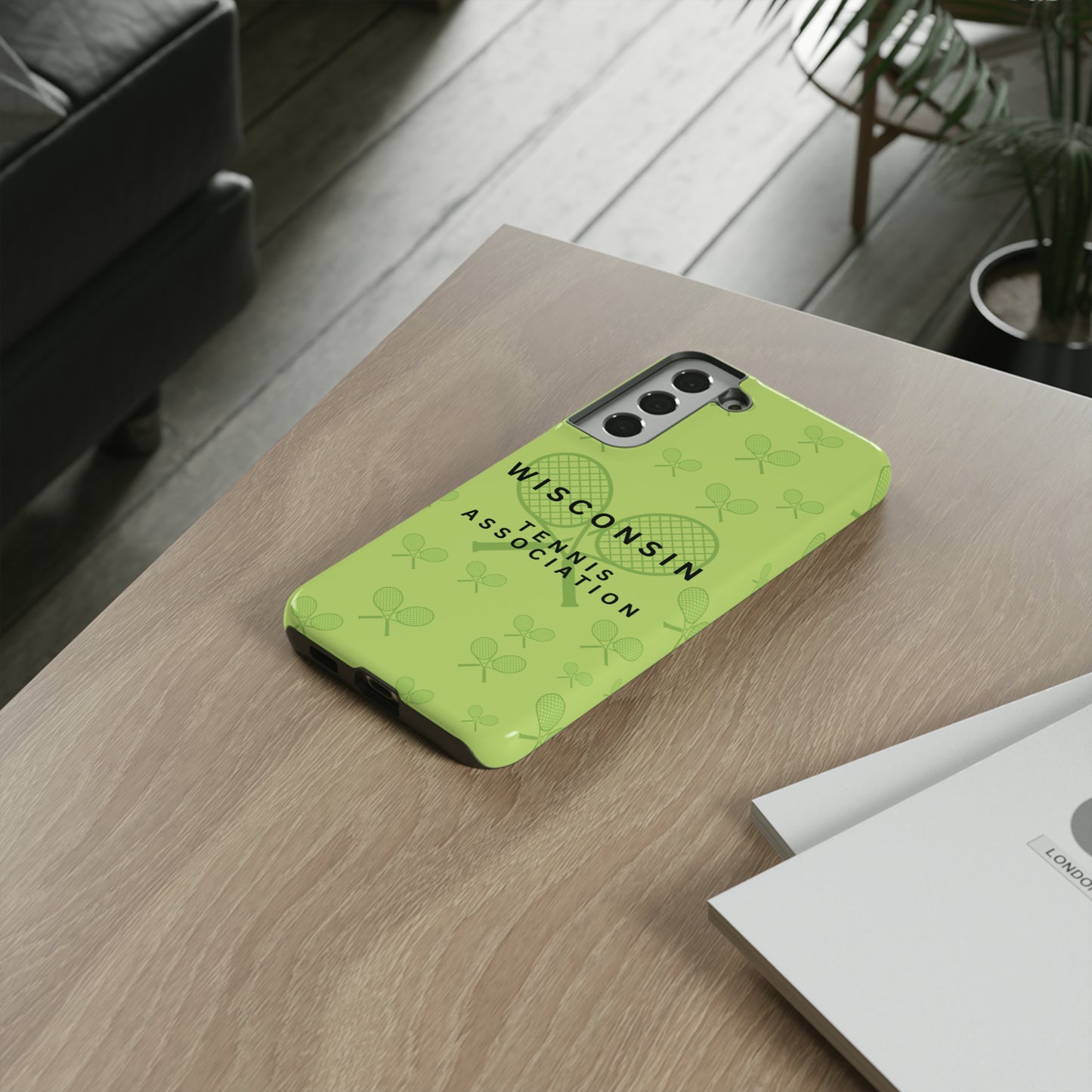 WTA Neon Racquets Impact-Resistant Tough Cases (iPhone & Samsung)