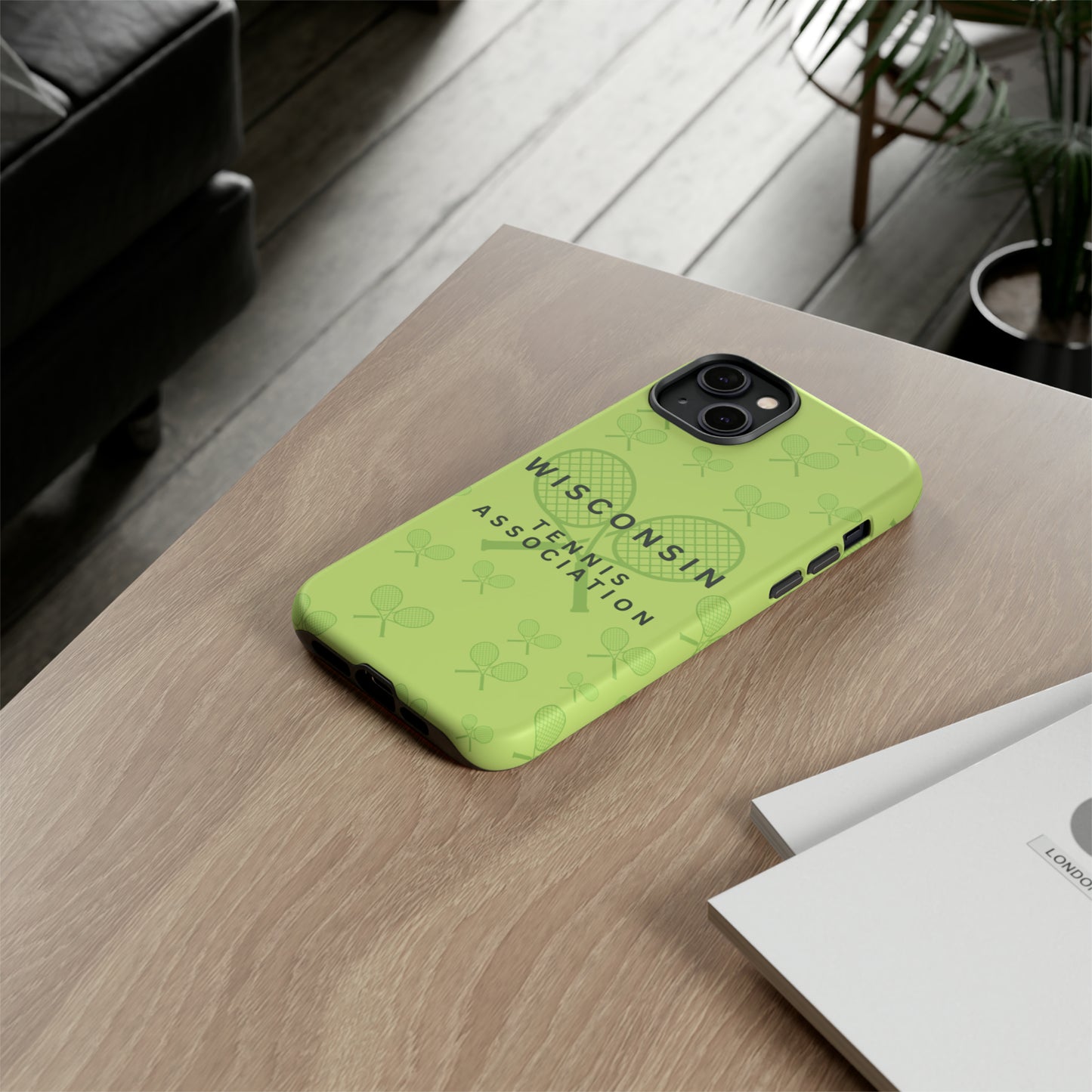 WTA Neon Racquets Impact-Resistant Tough Cases (iPhone & Samsung)