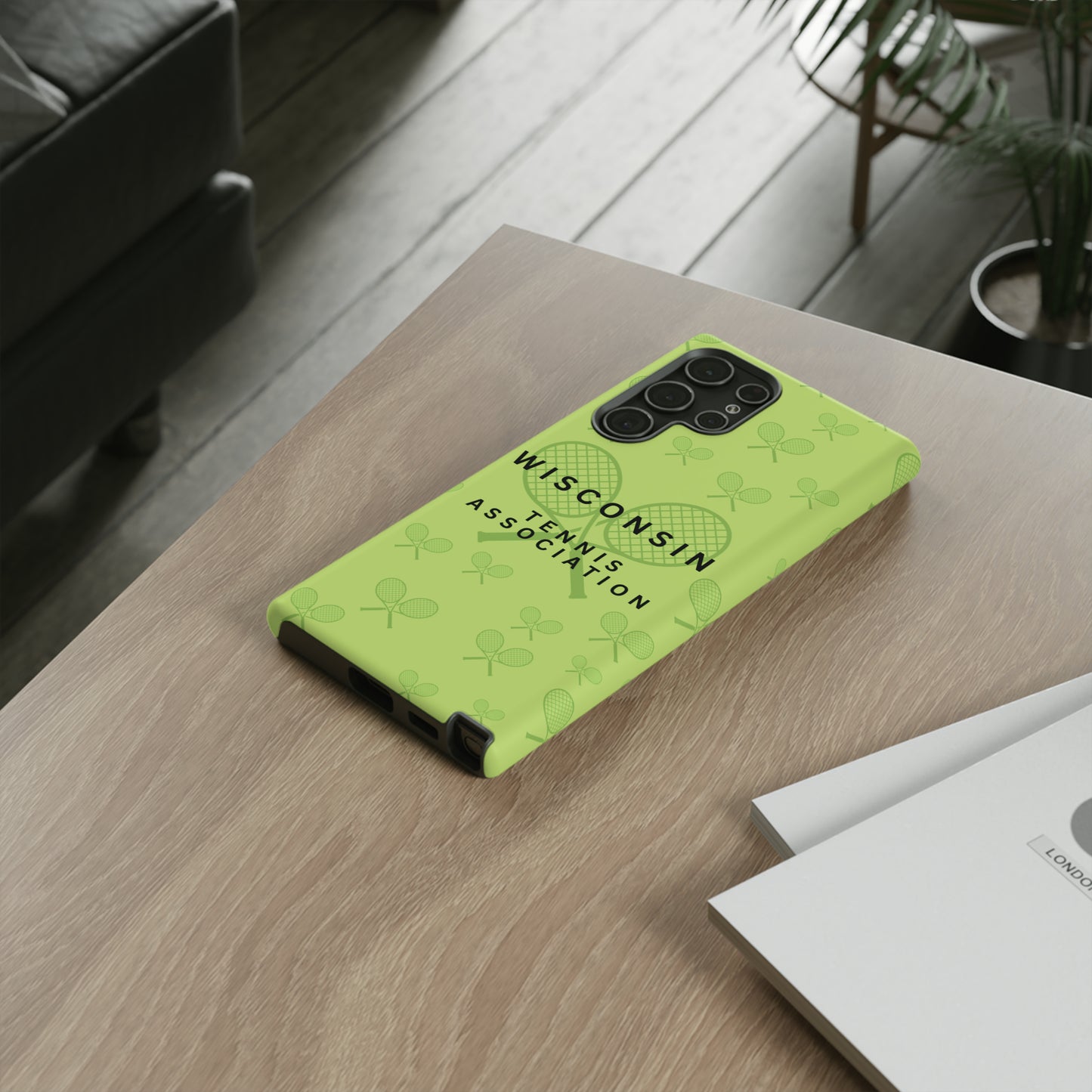 WTA Neon Racquets Impact-Resistant Tough Cases (iPhone & Samsung)
