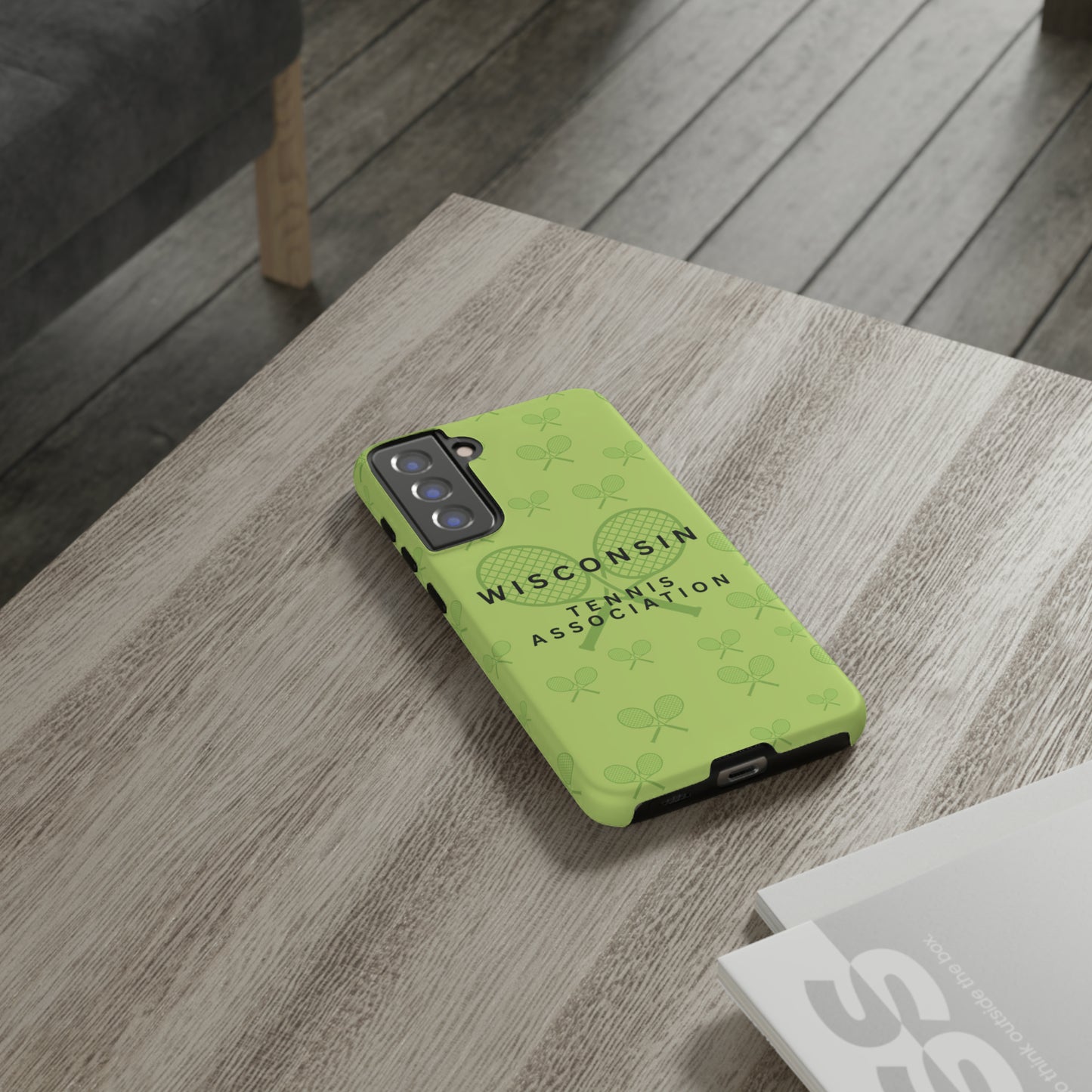 WTA Neon Racquets Impact-Resistant Tough Cases (iPhone & Samsung)