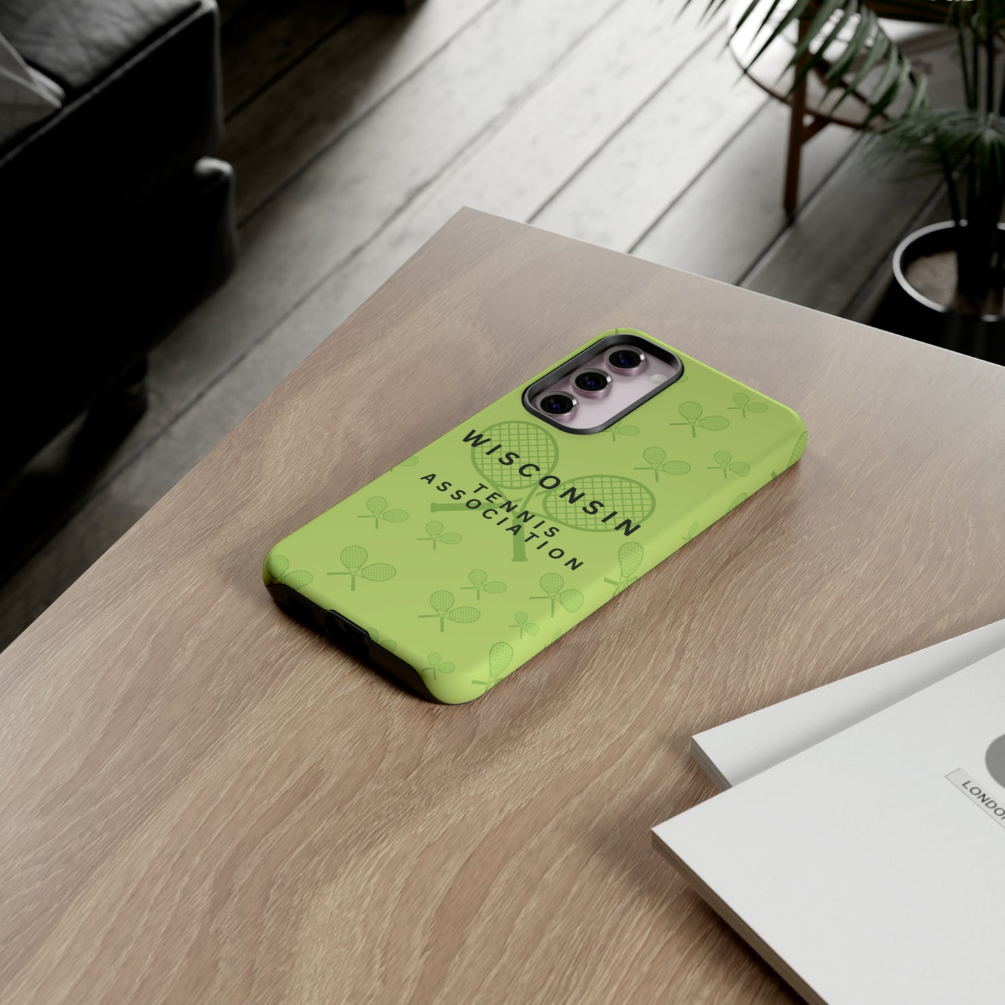 WTA Neon Racquets Impact-Resistant Tough Cases (iPhone & Samsung)