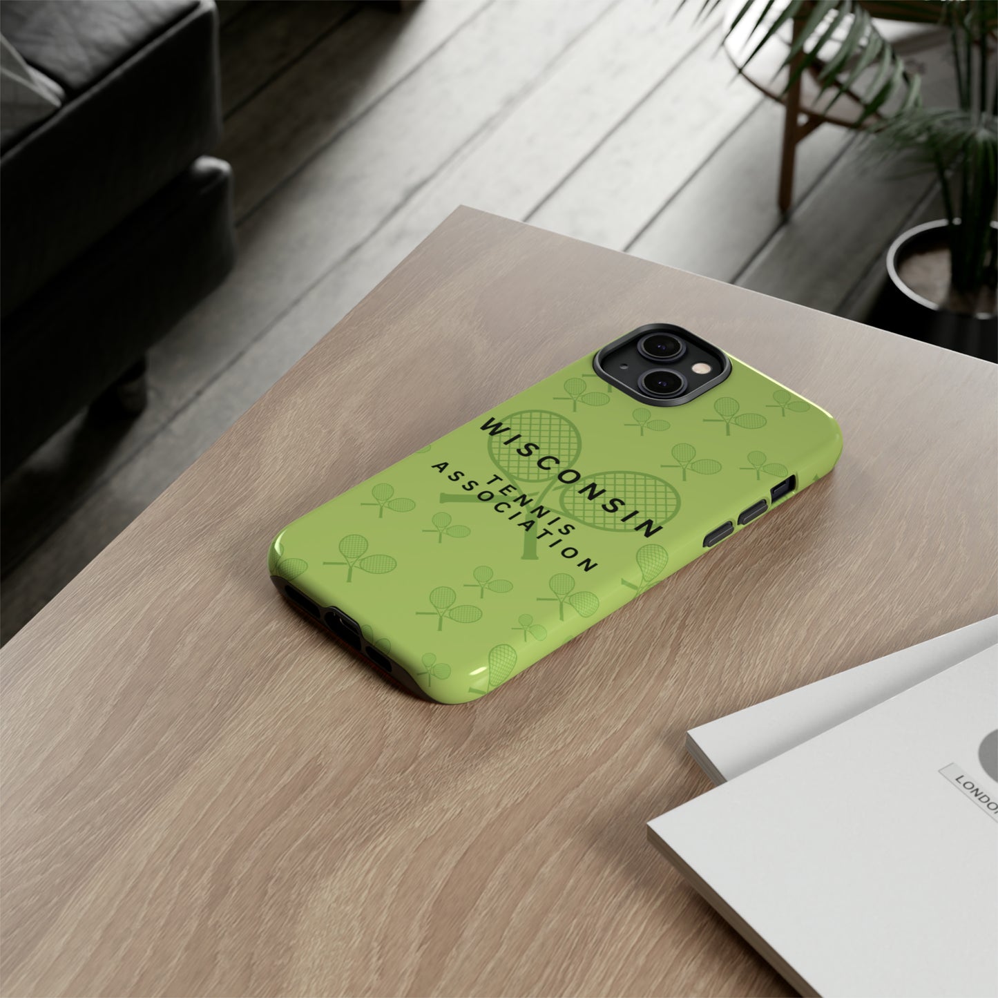 WTA Neon Racquets Impact-Resistant Tough Cases (iPhone & Samsung)
