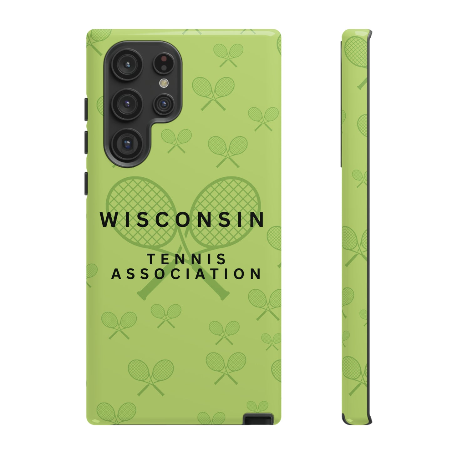 WTA Neon Racquets Impact-Resistant Tough Cases (iPhone & Samsung)