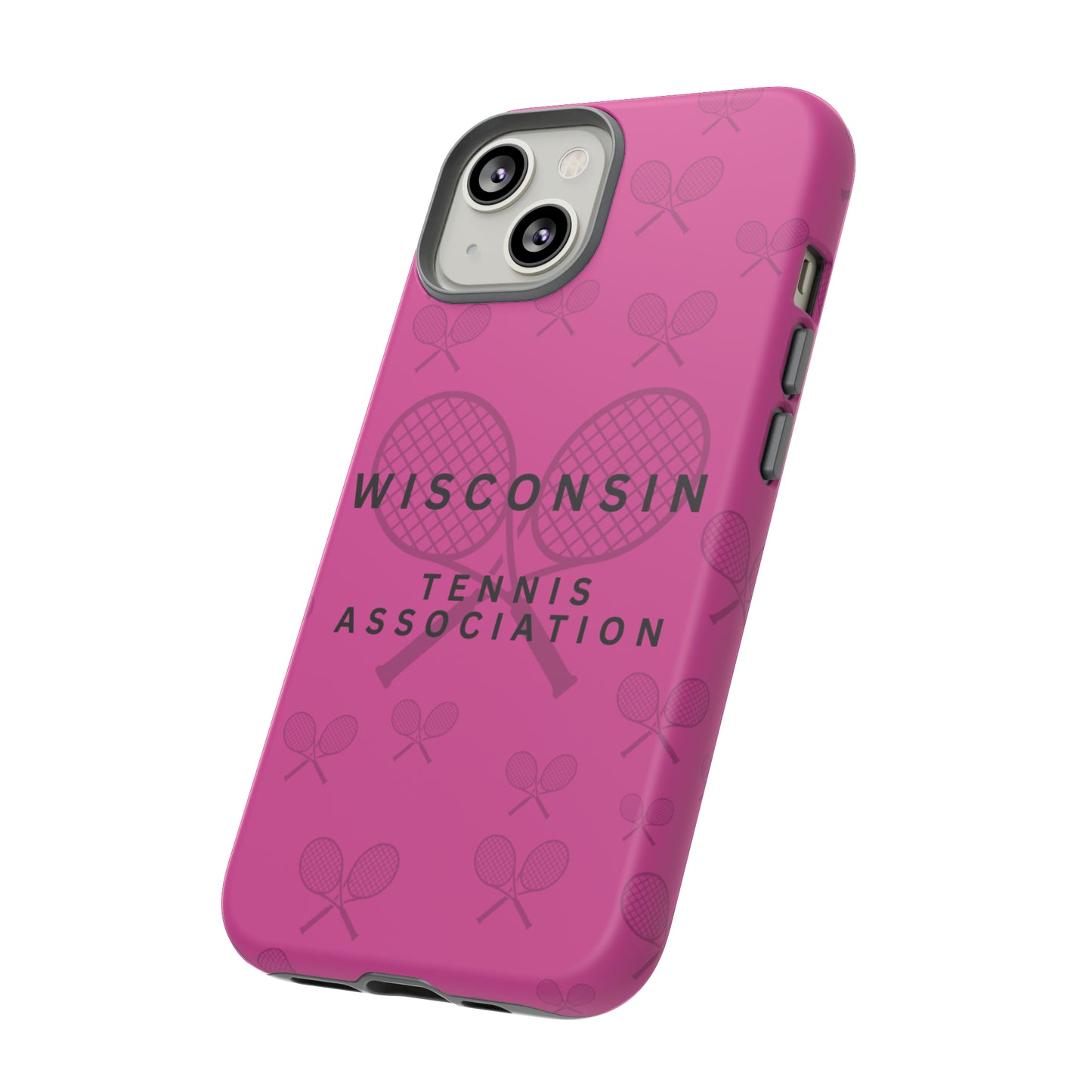 WTA Fuchsia Racquets Impact-Resistant Tough Cases (iPhone & Samsung)
