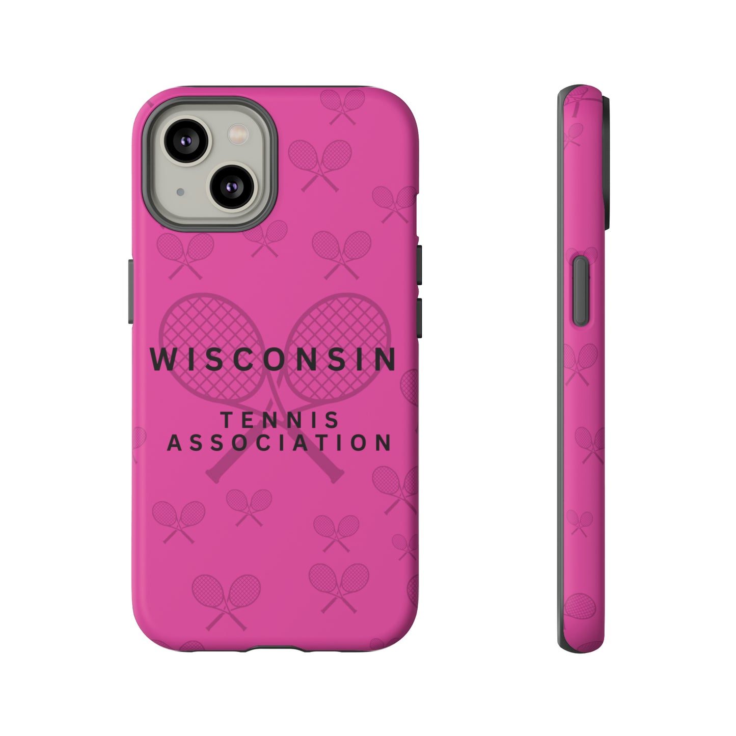 WTA Fuchsia Racquets Impact-Resistant Tough Cases (iPhone & Samsung)
