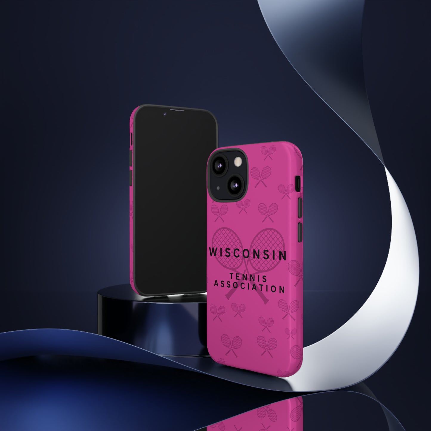WTA Fuchsia Racquets Impact-Resistant Tough Cases (iPhone & Samsung)