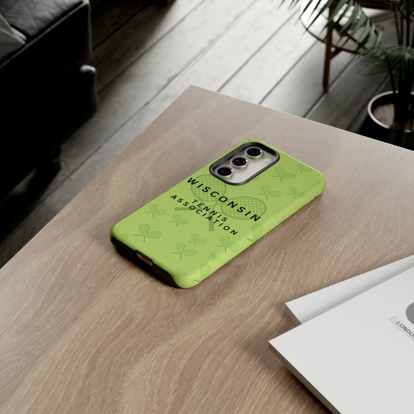 WTA Neon Racquets Impact-Resistant Tough Cases (iPhone & Samsung)