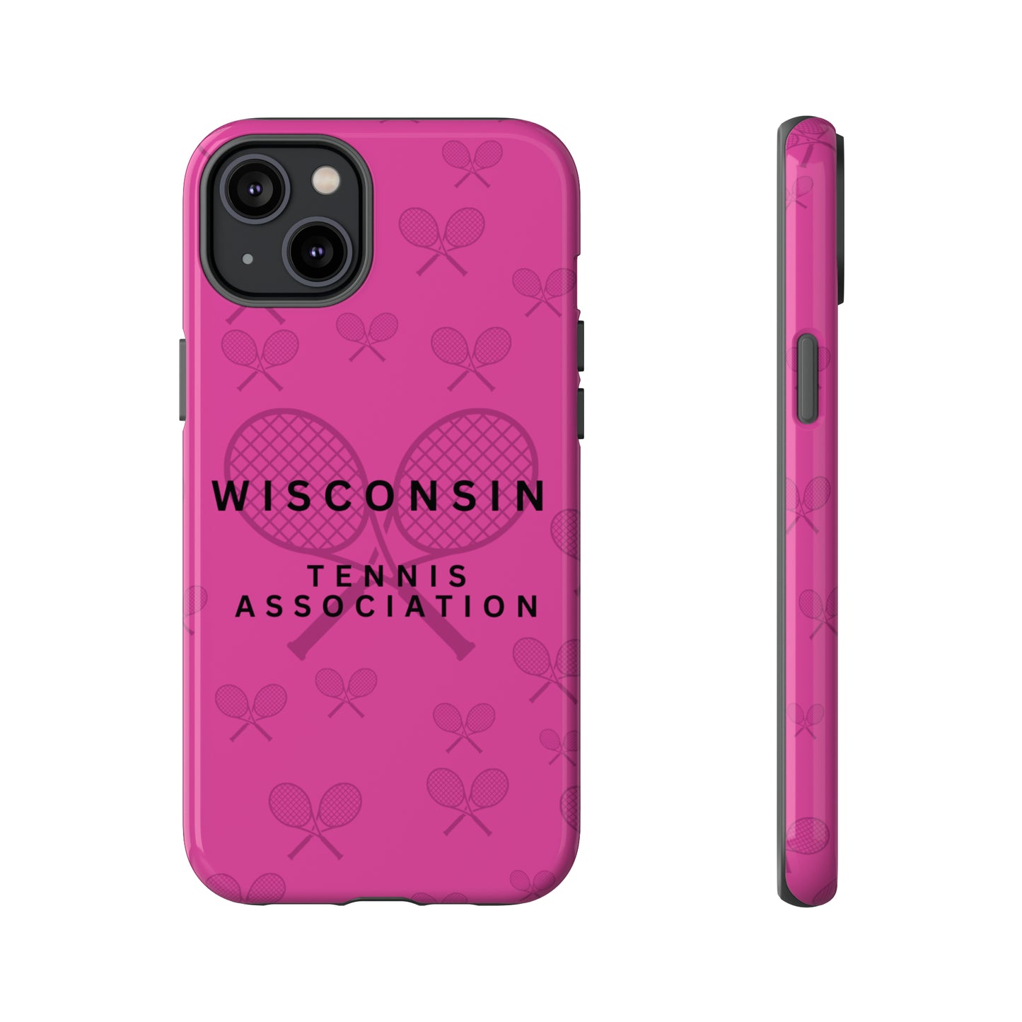 WTA Fuchsia Racquets Impact-Resistant Tough Cases (iPhone & Samsung)