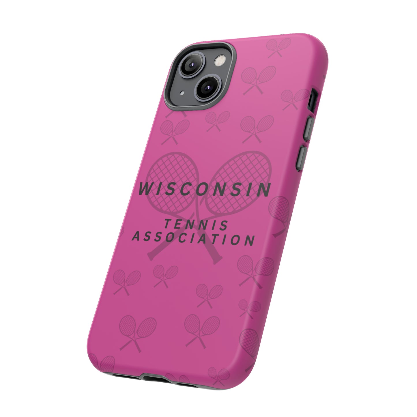 WTA Fuchsia Racquets Impact-Resistant Tough Cases (iPhone & Samsung)