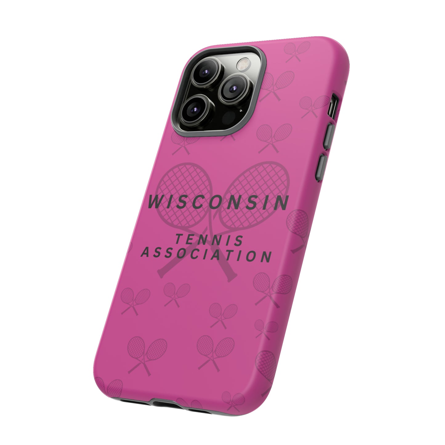 WTA Fuchsia Racquets Impact-Resistant Tough Cases (iPhone & Samsung)