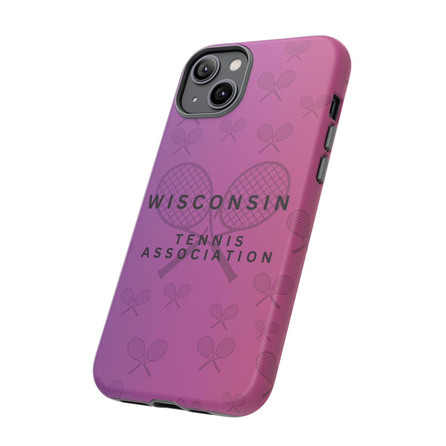 WTA Violet Fade Racquets Impact-Resistant Tough Cases (iPhone & Samsung)