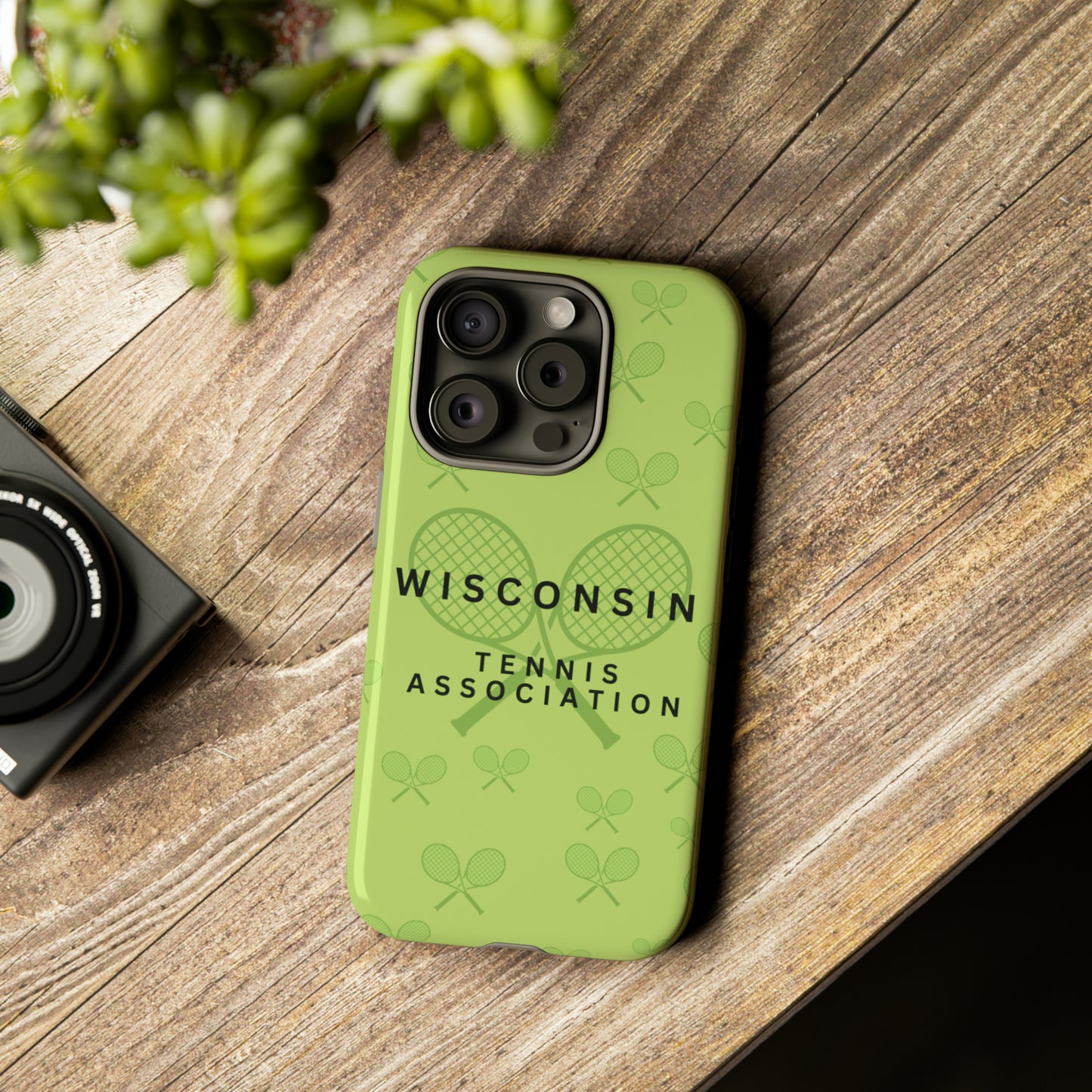 WTA Neon Racquets Impact-Resistant Tough Cases (iPhone & Samsung)