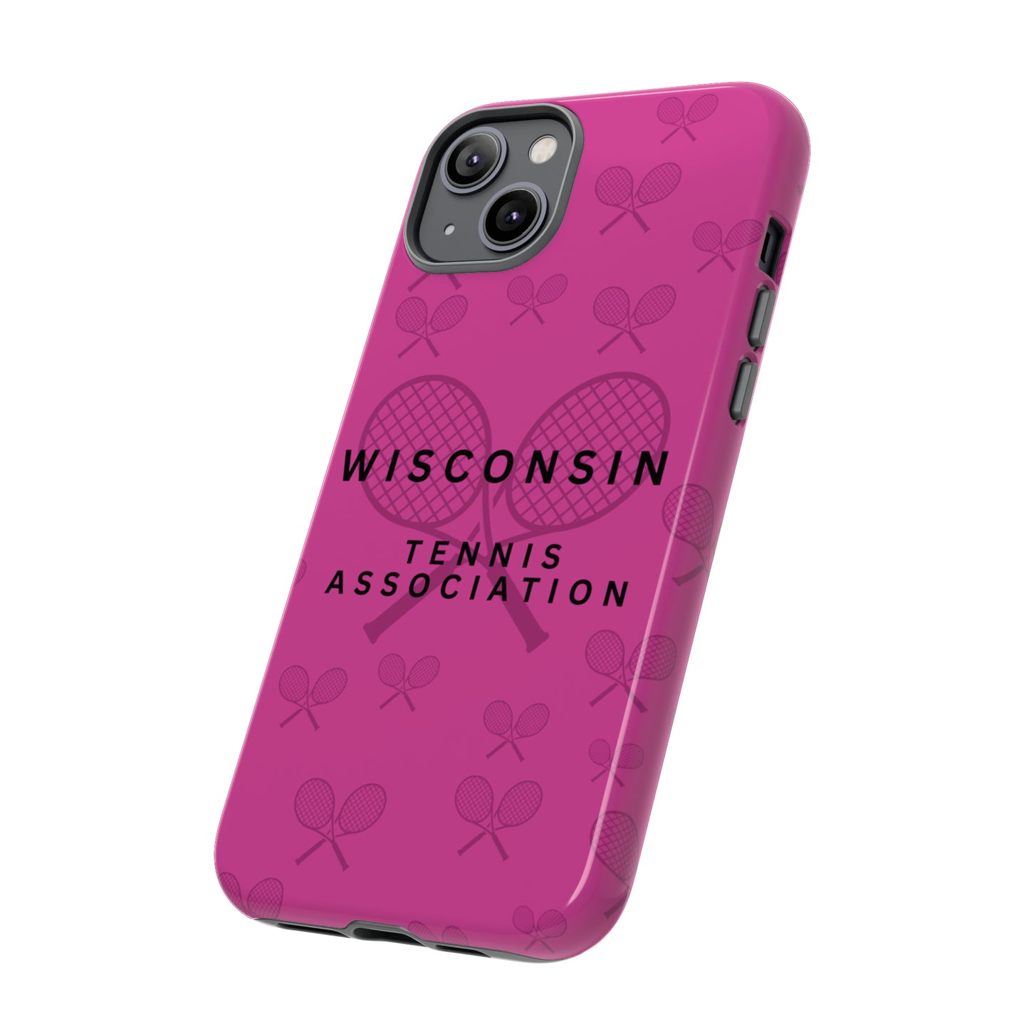 WTA Fuchsia Racquets Impact-Resistant Tough Cases (iPhone & Samsung)