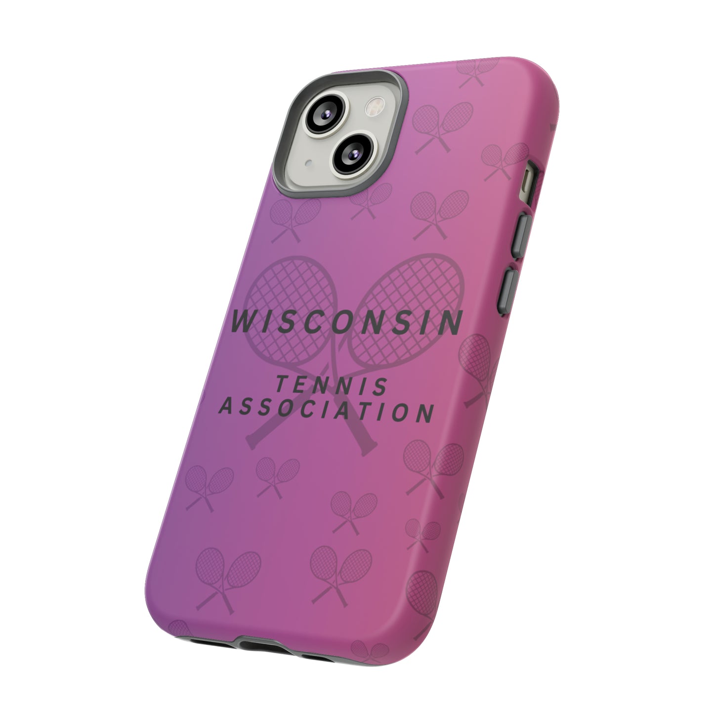 WTA Violet Fade Racquets Impact-Resistant Tough Cases (iPhone & Samsung)