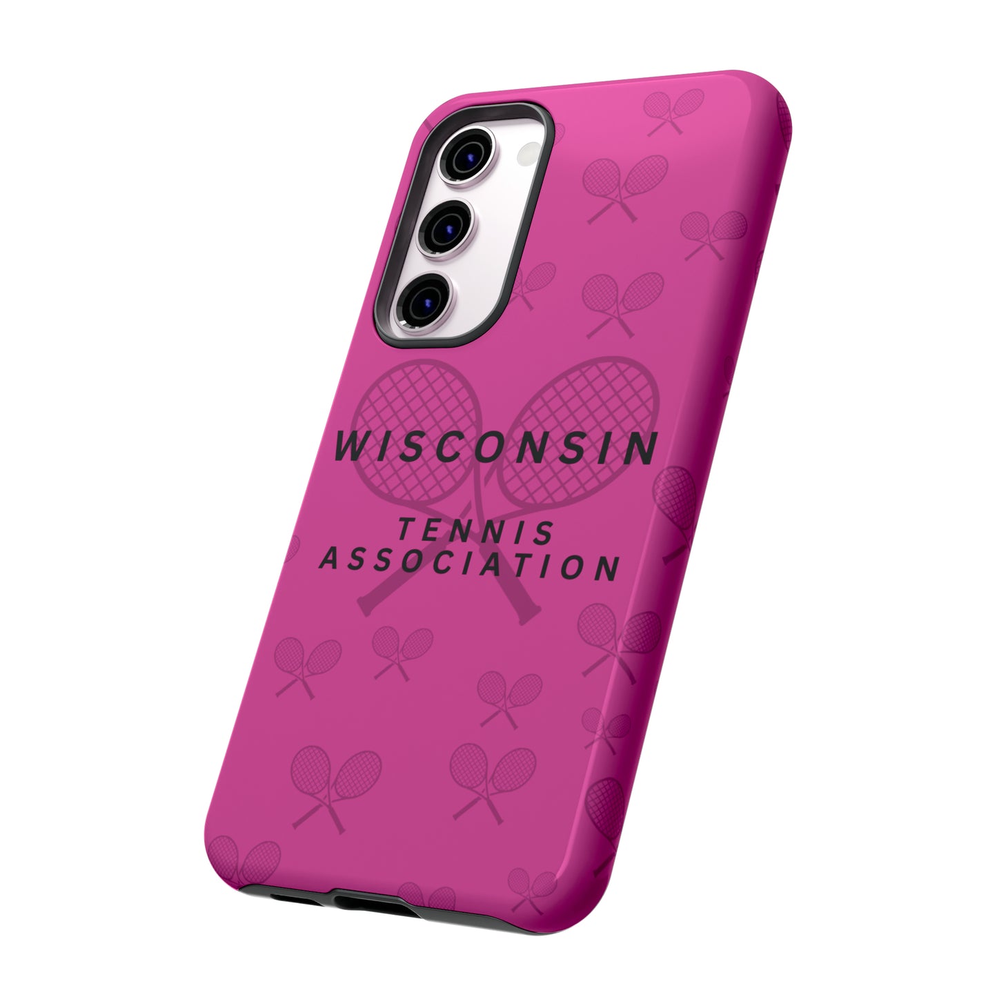 WTA Fuchsia Racquets Impact-Resistant Tough Cases (iPhone & Samsung)