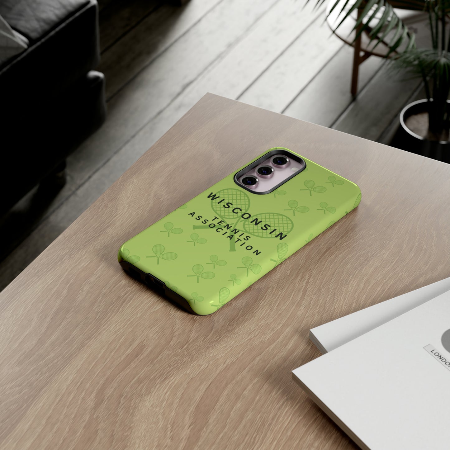 WTA Neon Racquets Impact-Resistant Tough Cases (iPhone & Samsung)
