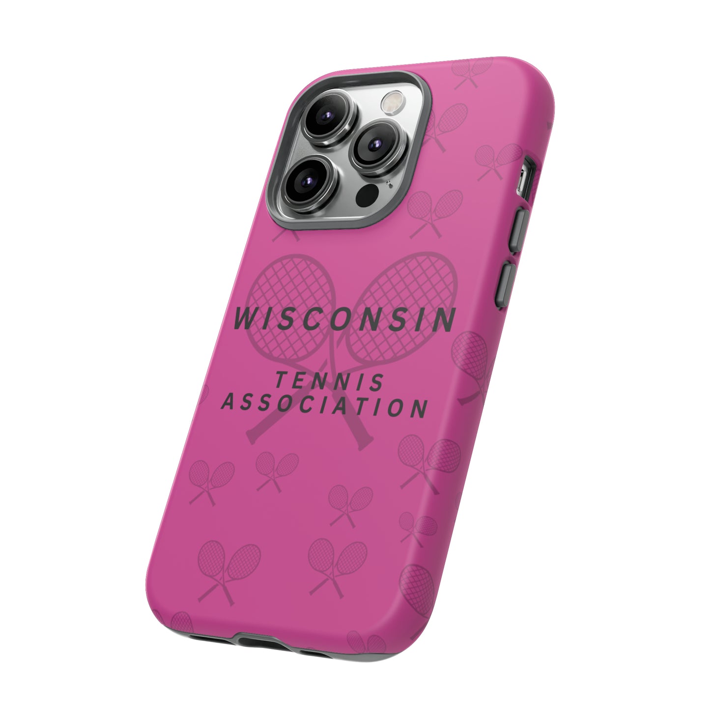 WTA Fuchsia Racquets Impact-Resistant Tough Cases (iPhone & Samsung)