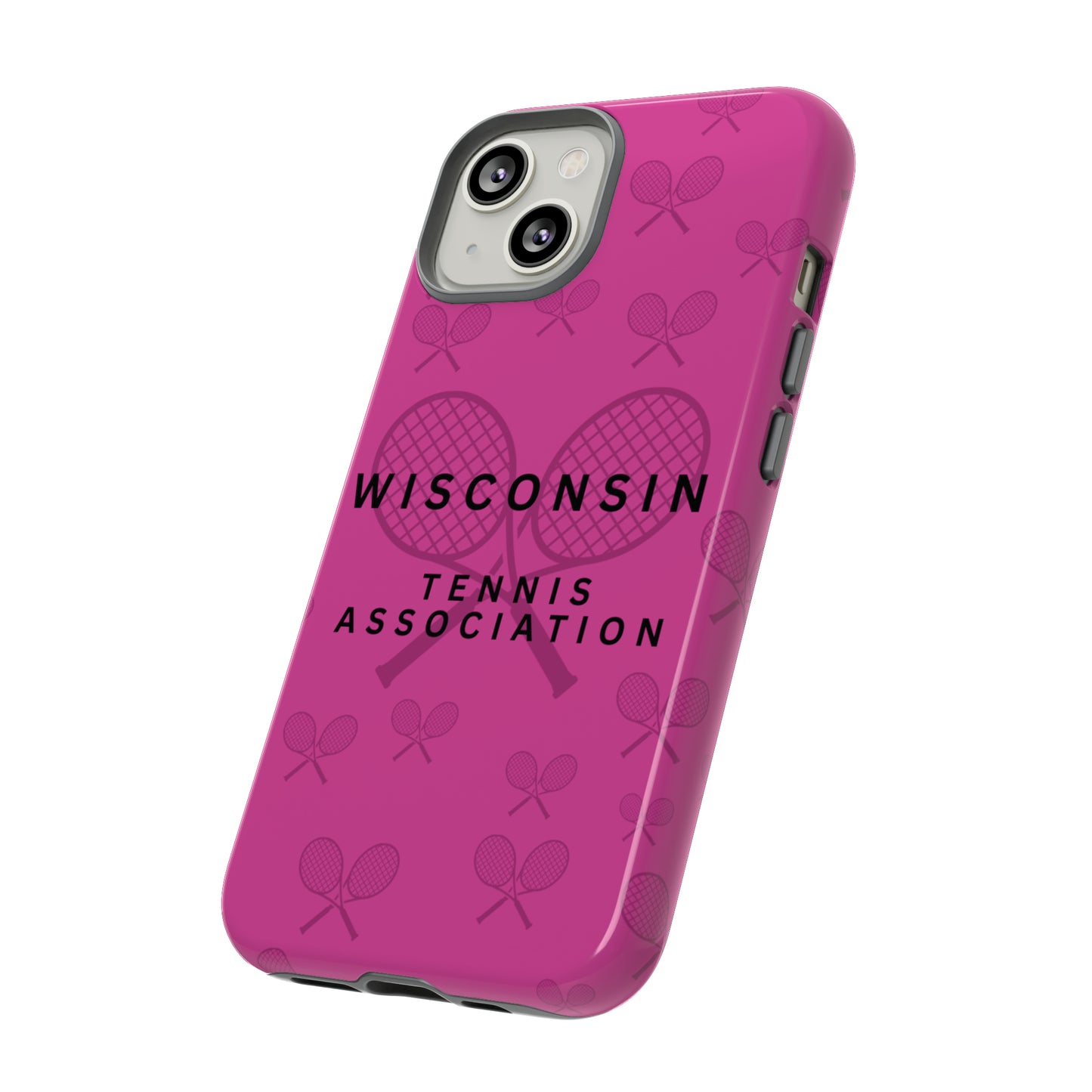 WTA Fuchsia Racquets Impact-Resistant Tough Cases (iPhone & Samsung)