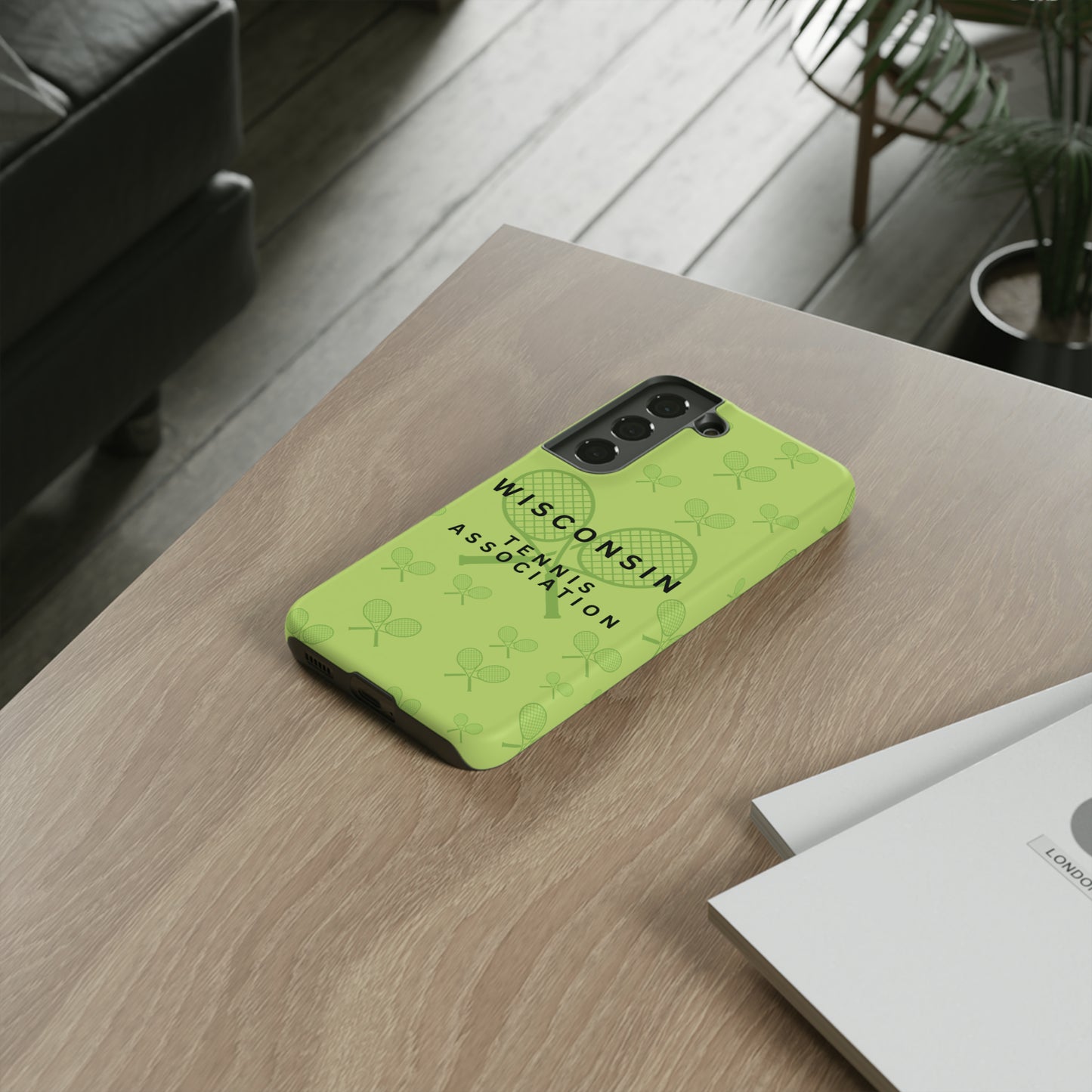 WTA Neon Racquets Impact-Resistant Tough Cases (iPhone & Samsung)