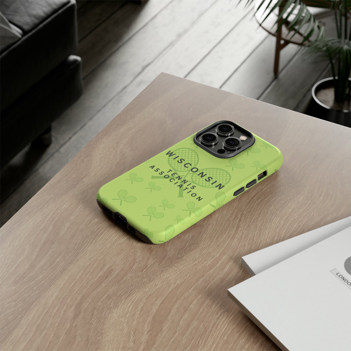 WTA Neon Racquets Impact-Resistant Tough Cases (iPhone & Samsung)
