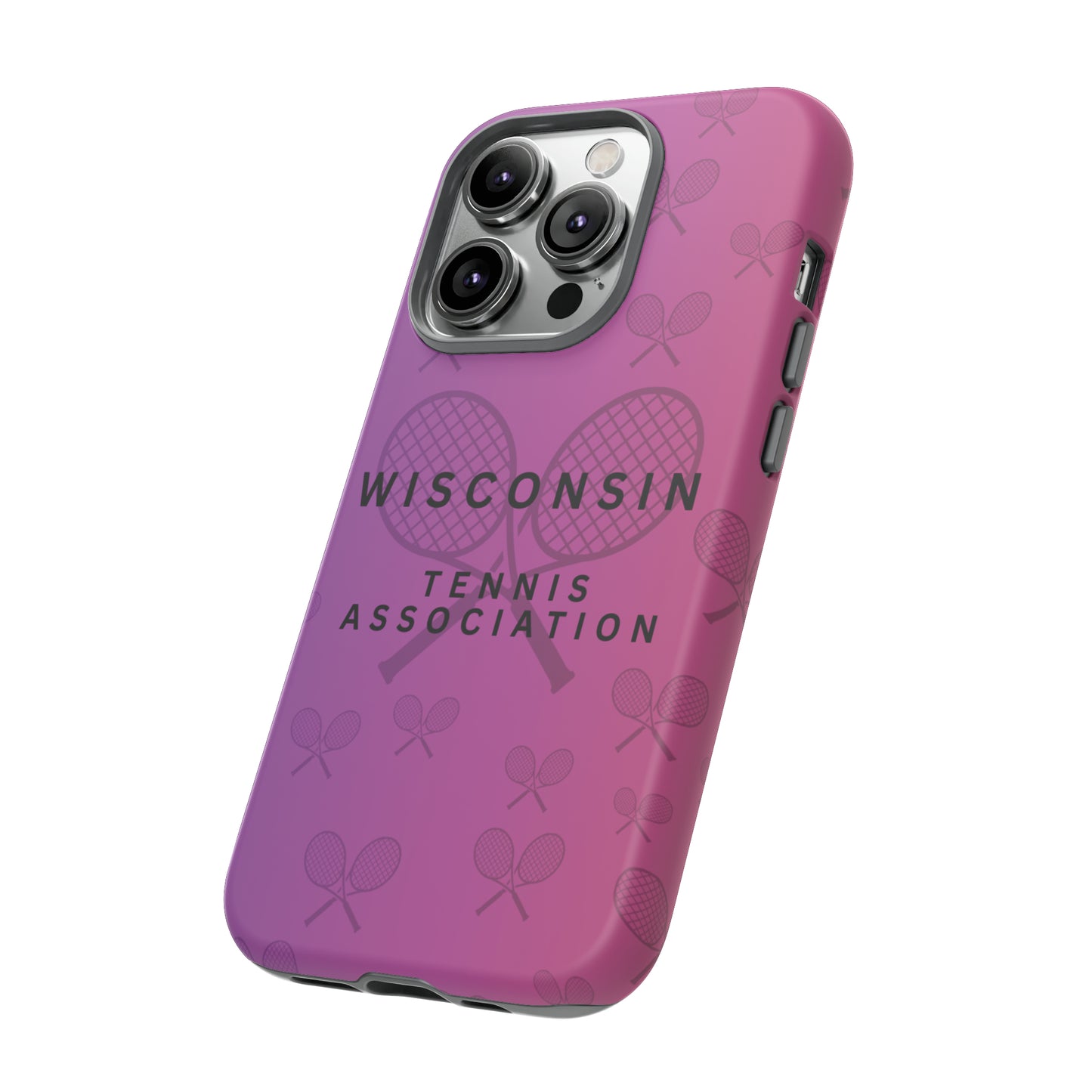 WTA Violet Fade Racquets Impact-Resistant Tough Cases (iPhone & Samsung)