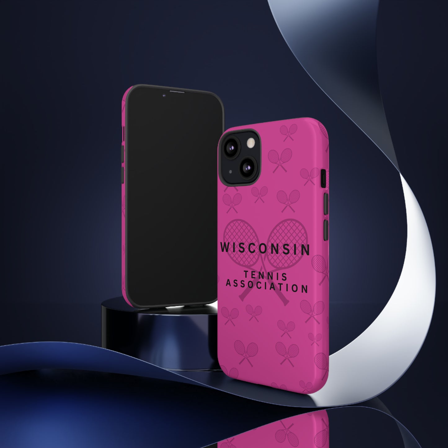 WTA Fuchsia Racquets Impact-Resistant Tough Cases (iPhone & Samsung)