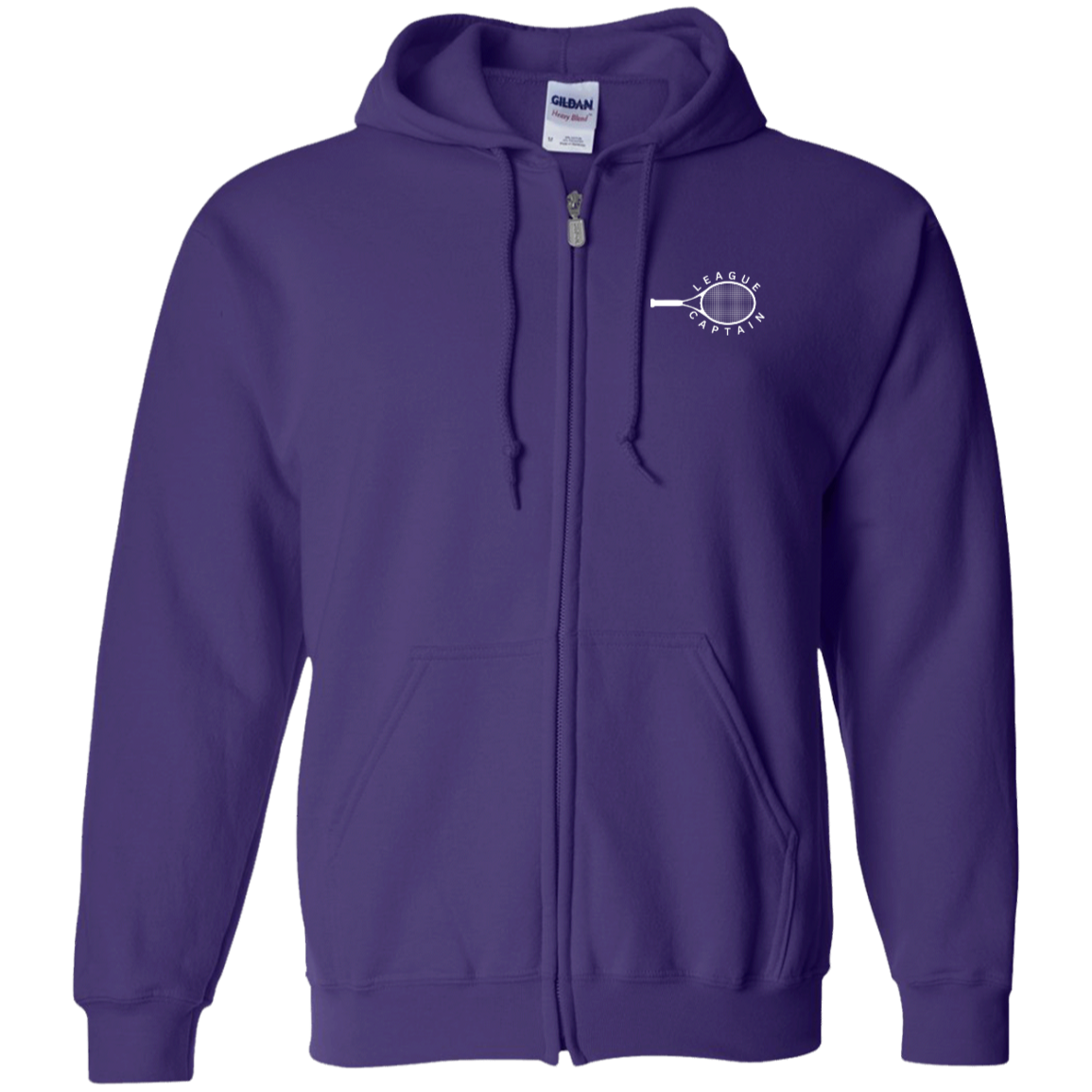 League Captain Unisex Zip Up Hooded Sweatshirt