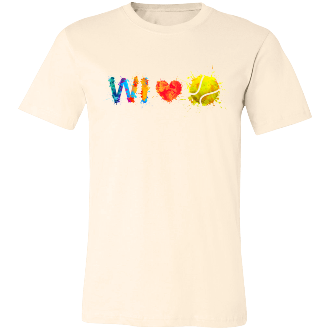 WI LOVE TENNIS Unisex Jersey Tee
