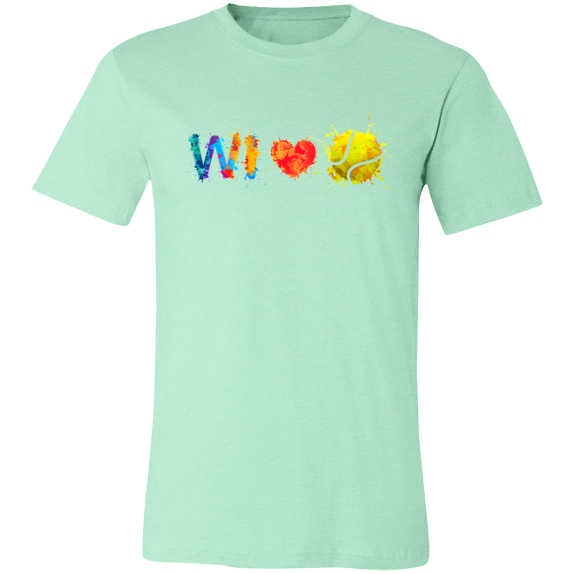 WI LOVE TENNIS Unisex Jersey Tee
