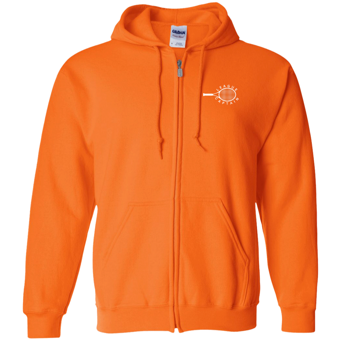 League Captain Unisex Zip Up Hooded Sweatshirt