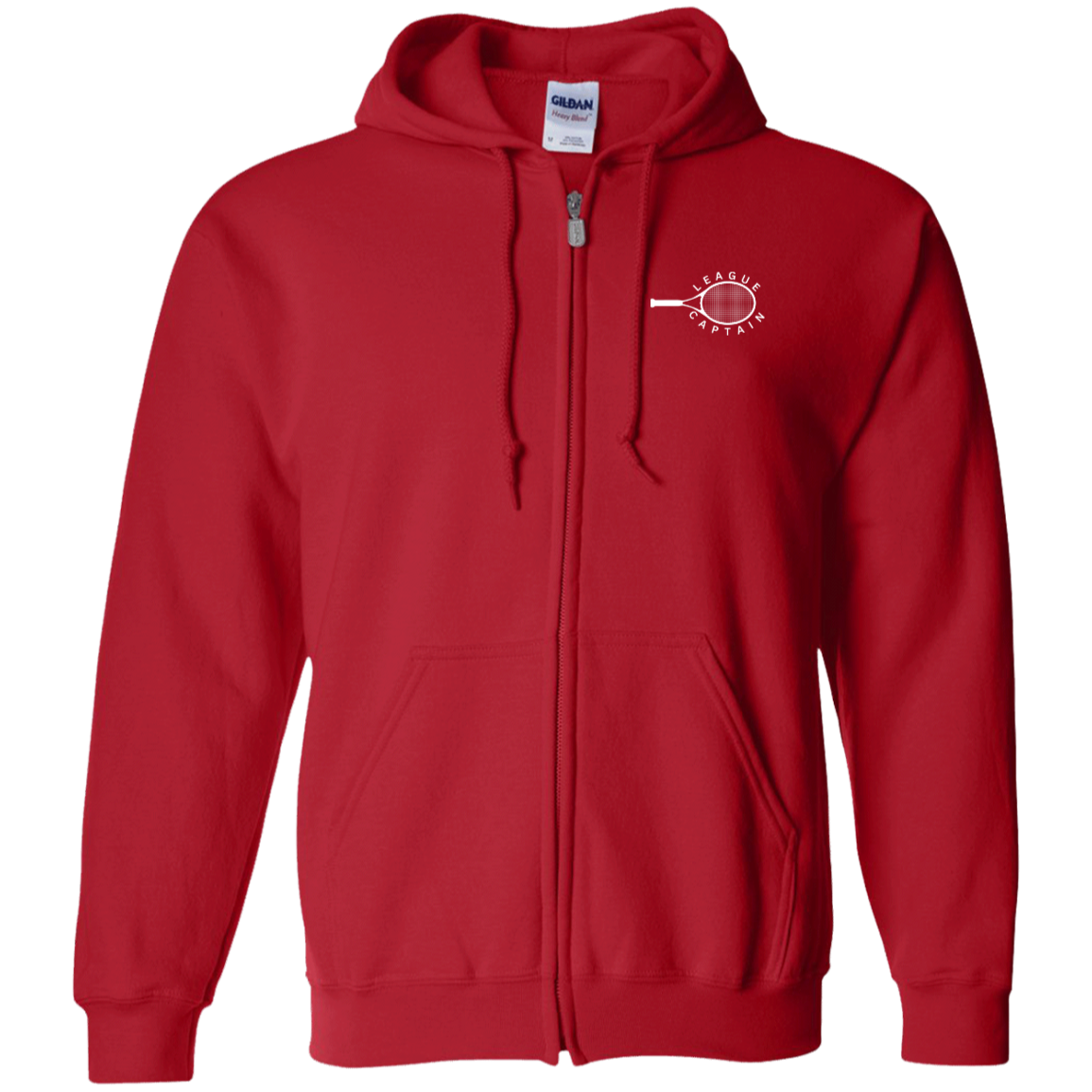 League Captain Unisex Zip Up Hooded Sweatshirt