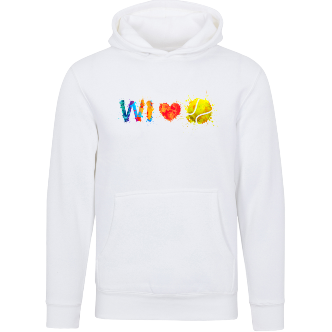 WI LOVE TENNIS Unisex Premium Hoodie
