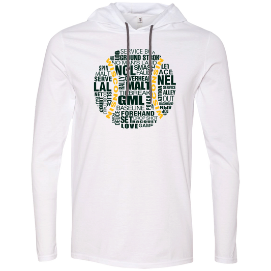 Green/Gold WTA Tennis Ball Lightweight Hoodie