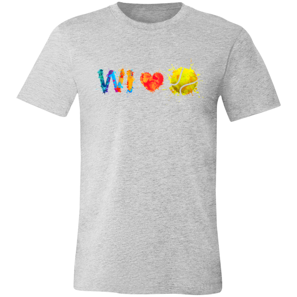 WI LOVE TENNIS Unisex Jersey Tee