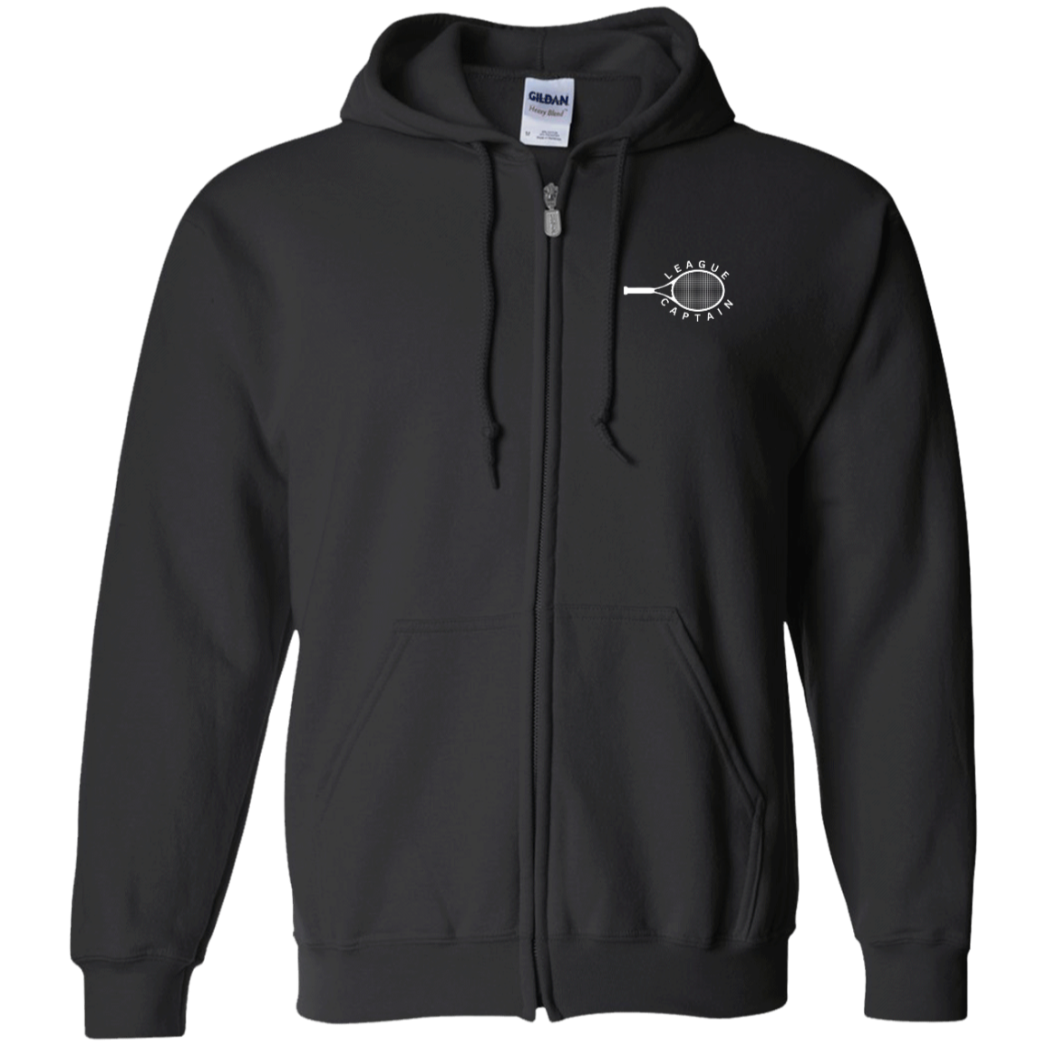 League Captain Unisex Zip Up Hooded Sweatshirt