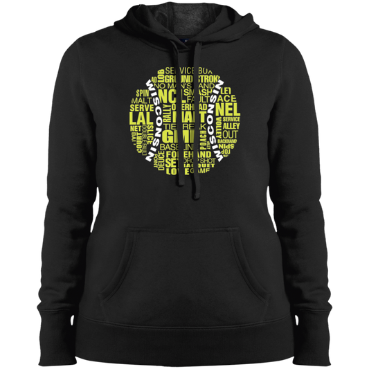 Wisconsin Tennis Ball Ladies' Hoodie