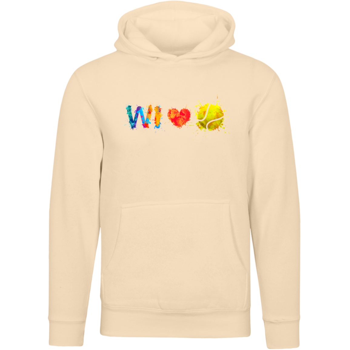 WI LOVE TENNIS Unisex Premium Hoodie